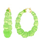 Bamboo Colorful Acrylic Earrings 50mm